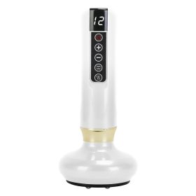 Anti Cellulite Massager Handheld Vacuum Suction Cupping Kit Beauty Tool with 12 Suction Mode 12 Heating 20Mins Auto-Off One-Key Pressure Release for A