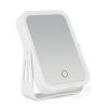10X Magnifying Lighted Makeup Mirror Double Sided Travel Makeup Mirror with 3 Light Colors Touch Screen USB Rechargeable