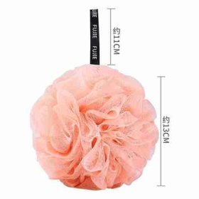 Loofah Sponge, Exfoliating Bath Sponge Body Scrubber Lofa Single Pack - Pink 50g