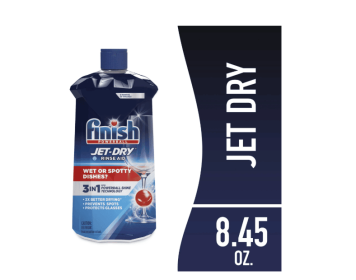 Finish, Jet-Dry Rinse Agent Liquid, Original, 8.45 oz, Dishwasher Detergent, Plastic Bottle