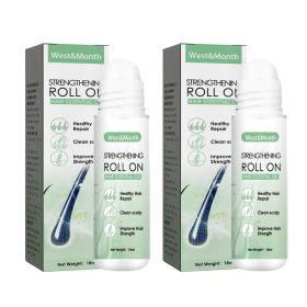West&Month Hair Roller Balls Scalp Massage Moisturizing Hair Roots Thickening Hair Hair Treatment Roller Balls Essential Oil (Option: Professional Skin care: 2pcs)