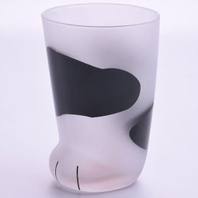 Creative Cute Cat Paws Glass Tiger Paws Mug Office Coffee Mug Tumbler Personality Breakfast Milk Porcelain Cup Gift (Option: Professional Skin care: Cows)