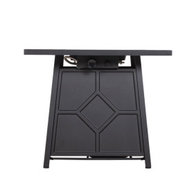 Steel Propane Gas Pit Table (Option: Professional Skin care: Antique Black)