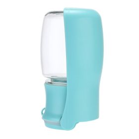 Dog Portable Water Bottle Foldable Pet Water Dispenser Pet Products (Option: Professional Skin care: Blue-350ml)