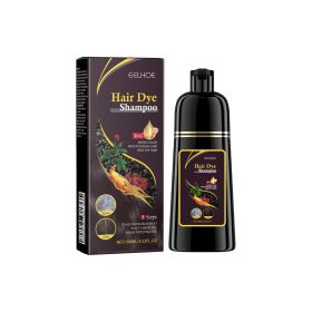 EELHOE Black Hair Shampoo Polygonum Multiflorum Essence Moisturizing, Cleaning, Repairing, Black And Soft Hair Shampoo (Option: Professional Skin care: Brown 1pcs)