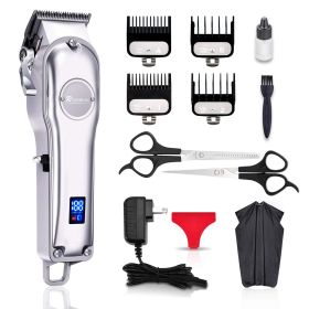 Men Hair Trimmer 3 in 1 IPX7 Waterproof Beard Trimmer Grooming Kit Cordless Hair Clipper for Women & Children LED Display USB Rechargeable Amazon (Option: Professional Skin care: default)