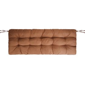Bench Seat Cushion For Indoor Outdoor Furniture Non Slip Long Chair Cushion with Ties Strap Waterproof Swing Cushion 51.18x19.68IN For Garden Patio Ba (Option: Professional Skin care: Waterproof 10 Coffee)
