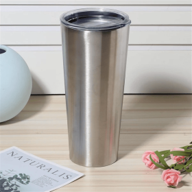 30oz Stainless Steel Mug Ice Bar Mug Coffee Mug With Clear Lid Travel Mug Double Wall Water Coffee Cup For Home (Option: Professional Skin care: Stainless Steel)