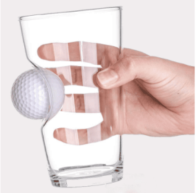 Stuck In Glass Beer Mug Golf Embedded Creative Wine Glass (Option: Professional Skin care: default)