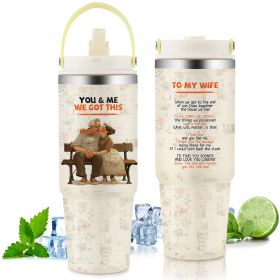 30oz Stainless Steel Cup (Option: Professional Skin care: Style24)