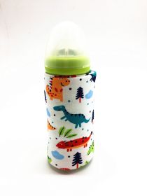 USB Milk Water Warmer Travel Stroller Insulated Bag Portable Baby Nursing Bottle Heater Cover Baby Food Warmer Bottle Warmer (Option: Professional Skin care: Dinosaur)