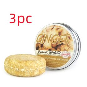 Ginger Shampoo Soap Anti-dandruff Refreshing (Option: Professional Skin care: 3pcs 60g Ginger)