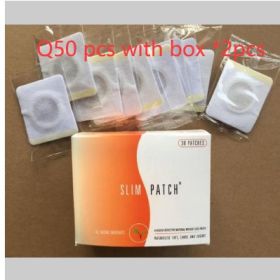 Navel Belly Button Patch Slimming Patch Abdomen Magnetic Detox Sticker (Option: Professional Skin care: Q50 pcs with box 2pcs)