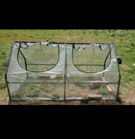Portable Mini Greenhouse, Small Green House With PVC Cover (Option: Professional Skin care: Clear)