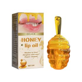 EELHOE Honey Lip Oil, Reduces Lip Lines, Prevents Cracking And Peeling, Moisturizing Lip Care Oil. (Option: Professional Skin care: 1pcs)