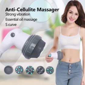 Electric Noiseless Vibration Kneading And Massage Roller Full Body Massager (Option: Professional Skin care: US Plug-220V)