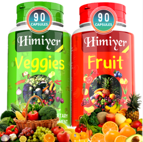 Fruit And Vegetable Capsules Set Of 2 Bottles (Option: Professional Skin care: Setof 2bottles)