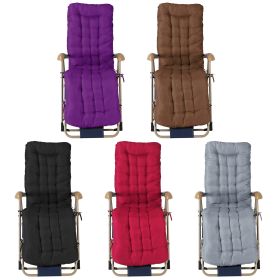 66.92x22.04in Thickened Chaise Lounger Cushion Recliner Rocking Chair Sofa Mat Deck Chair Cushion (Option: Professional Skin care: Pro_Red)