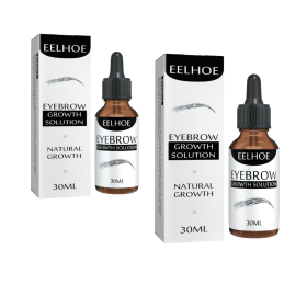 EELHOE Eyebrow Liquid - Black, Dense Natural Essential Oil Liquid For Thick Eyebrow Repair, Gentle Moisturizing Care Liquid (Option: Professional Skin care: 2pcs)