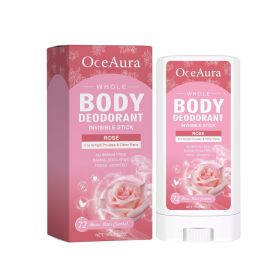OceAura Rose Body Deodorant Stick With Rose Fragrance Is Natural And Refreshing To Reduce Underarm Odor (Option: Professional Skin care: 2pcs)