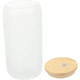 Sublimation Can Shape Insulated Glass Cup Bamboo Lid Mugs Only One Variation Glass Juice Cup (Option: Professional Skin care: Casual)