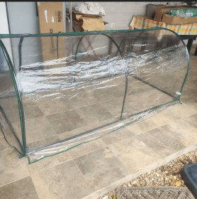 Portable Tunnel Greenhouse For Outdoor Garden Hot House (Option: Professional Skin care: Dark Green Clear)