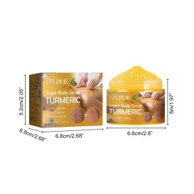 EELHOE Turmeric Body Scrub Lightens Acne Marks, Moisturizes, Refreshes, Smoothes, Rejuvenates, Cleanses & Exfoliates Body Scrubs (Option: Professional Skin care: 1pcs)