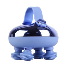 Electric Scalp Massager Rechargeable Head Mssager IPX7 Waterproof Dog Cat Massager with Red Light 3 Modes 3 Types of Massage Claws for Men Women Elder (Option: Professional Skin care: Purple)