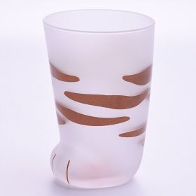 Creative Cute Cat Paws Glass Tiger Paws Mug Office Coffee Mug Tumbler Personality Breakfast Milk Porcelain Cup Gift (Option: Professional Skin care: Tabby)