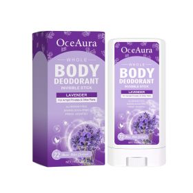OceAura Lavender Body Deodorant Stick Body Fragrance Antiperspirant Deodorant Deodorant Stick For Underarm Odor (Option: Professional Skin care: 1pcs)