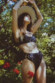 Cygnus Swimsuit in Midnight (size: XL)