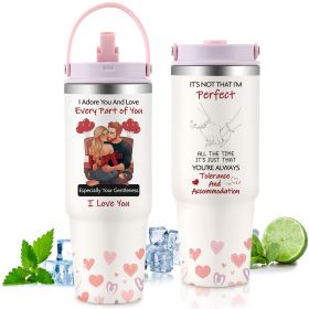 30oz Stainless Steel Cup (Option: Professional Skin care: Style4)
