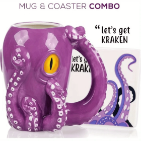 3D Octopus Ceramic Mug, Novel Handmade Octopus Shaped Statue Cup, Festivals Or Birthday Gifts For Coffee And Milk Tea (Option: Professional Skin care: 1PC)