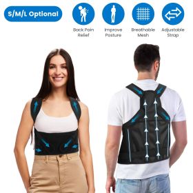Posture Corrector for Women Men Adjustable Back Brace Posture Trainer Improve Hunchback Slouching Kyphosis Correction Invisible Under Clothes Upper Ba (Option: Professional Skin care: L)
