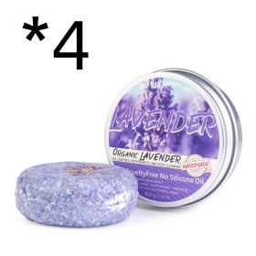 Ginger Shampoo Soap Anti-dandruff Refreshing (Option: Professional Skin care: 4pcs Lavender 60g)