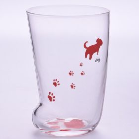 Creative Cute Cat Paws Glass Tiger Paws Mug Office Coffee Mug Tumbler Personality Breakfast Milk Porcelain Cup Gift (Option: Professional Skin care: Dog)