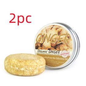 Ginger Shampoo Soap Anti-dandruff Refreshing (Option: Professional Skin care: 2pcs 60g Ginger)
